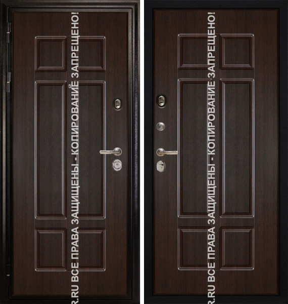 Железная взломостойкая дверь МДФ/МДФ 3105 Железная взломостойкая дверь МДФ/МДФ 3105