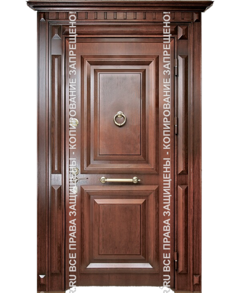 Железная дверь частного дома МДФ/МДФ 3055 Железная дверь частного дома МДФ/МДФ 3055
