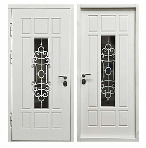 Металлическая входная дверь с терморазрывом МДФ 1908