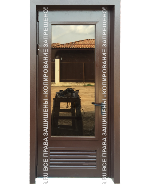 Дверь входная уличная Порошок с ковкой/стеклом 1133 Дверь входная уличная Порошок с ковкой/стеклом 1133